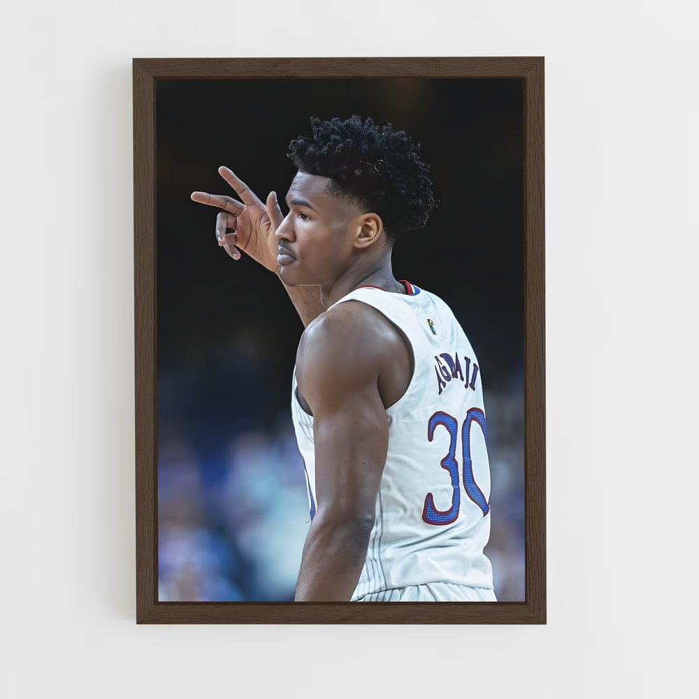Poster Ochai agbaji – affiche Basketball (vue 5)